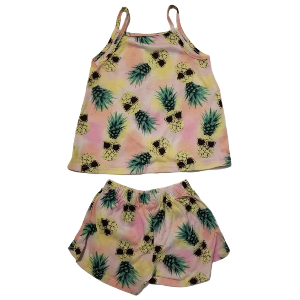 The Children's Place Pineapple Sleepwear Set XS/4